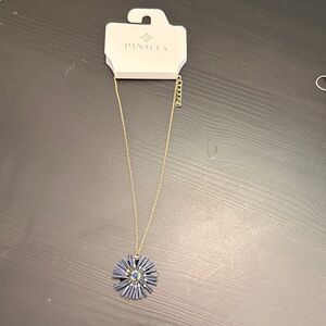 Nordstrom Blue and Gold Necklace